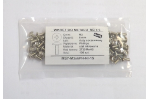 MS1-M3x3-PH2-NI-11111